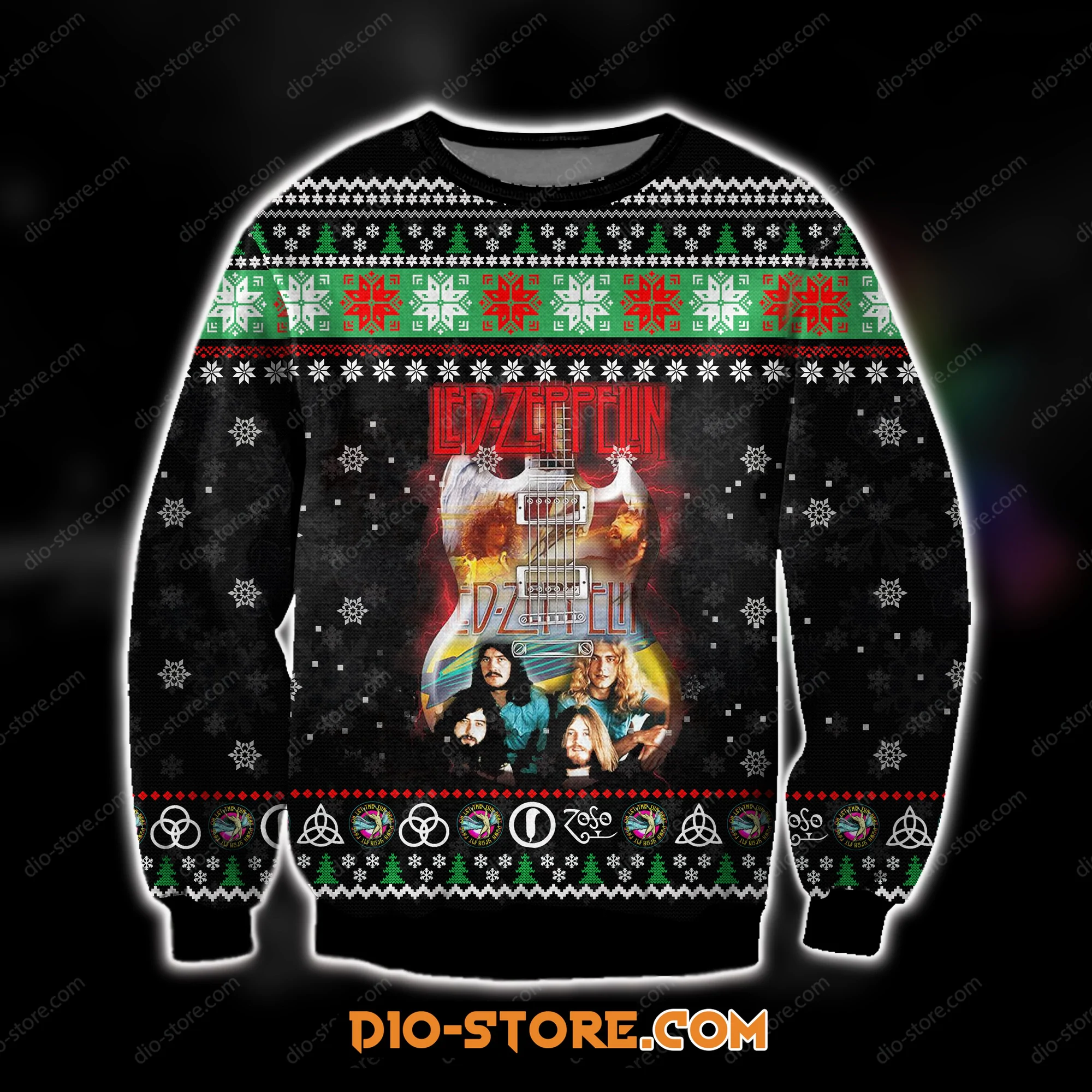 Led Zeppelin Ugly Christmas Sweater
