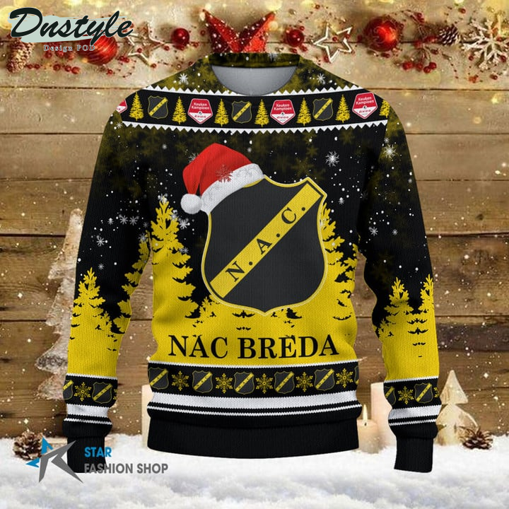 NAC Breda Santa Hat Ugly Christmas Sweater