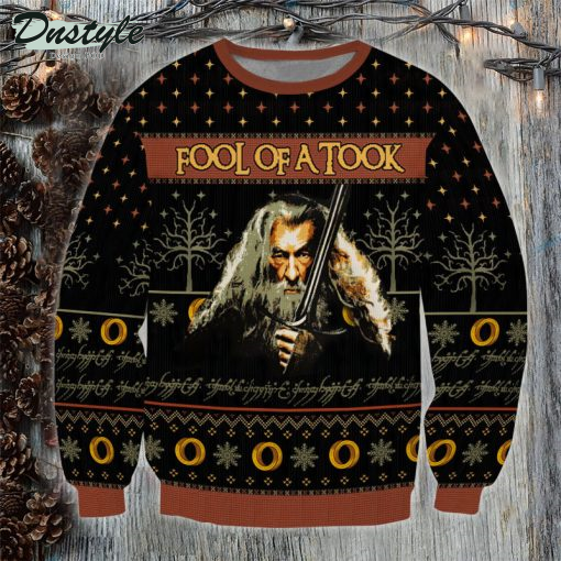 Fool Of A Took Gandalf Lord Of Rings Ugly Christmas Sweater