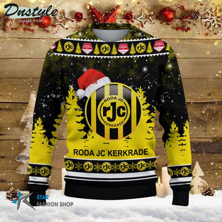 Roda JC Kerkrade Santa Hat Ugly Christmas Sweater