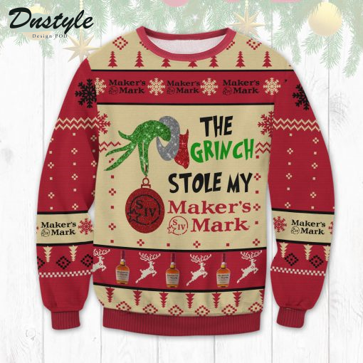The Grinch Stole My Maker’s Mark Ugly Christmas Sweater
