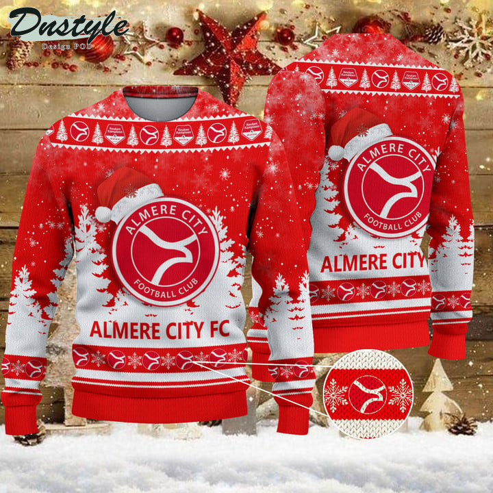 Almere City FC Santa Hat Ugly Christmas Sweater