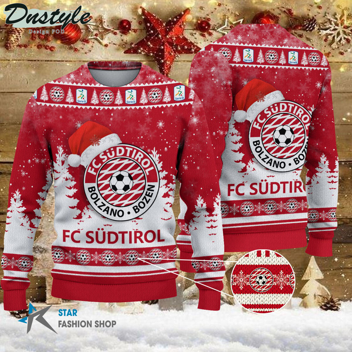 Empoli FC brutto maglione natalizio
