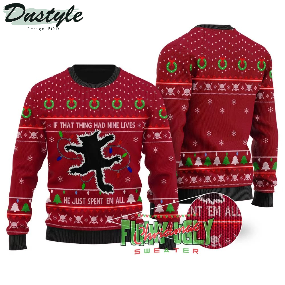 Fried Pussycat Griswolds Family National LampoonUgly Christmas Sweater