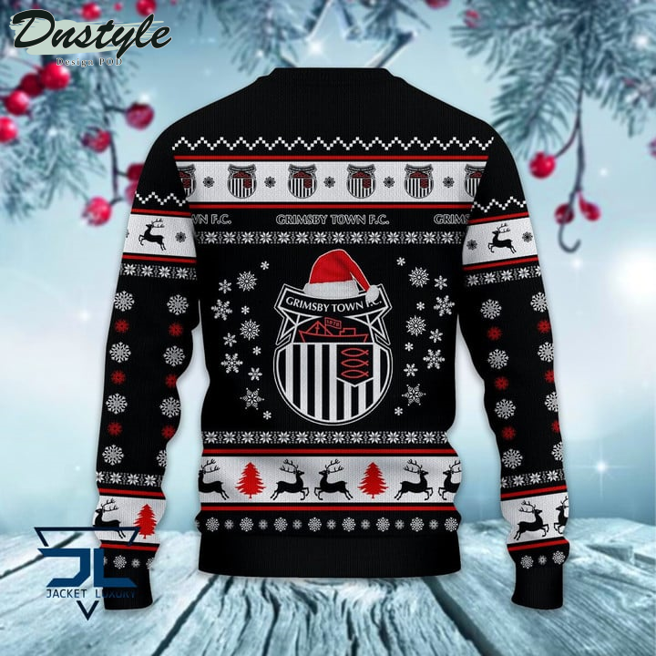 Grimsby Town Santa Hat Ugly Christmas Sweater