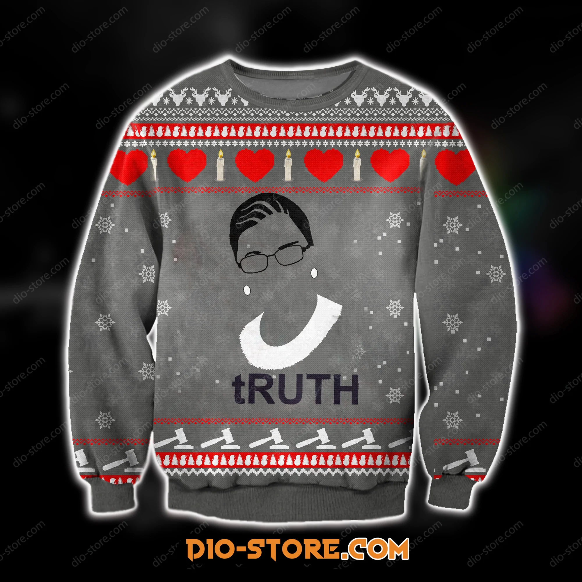 Ruth Bader Ginsburg Ugly Christmas Sweater