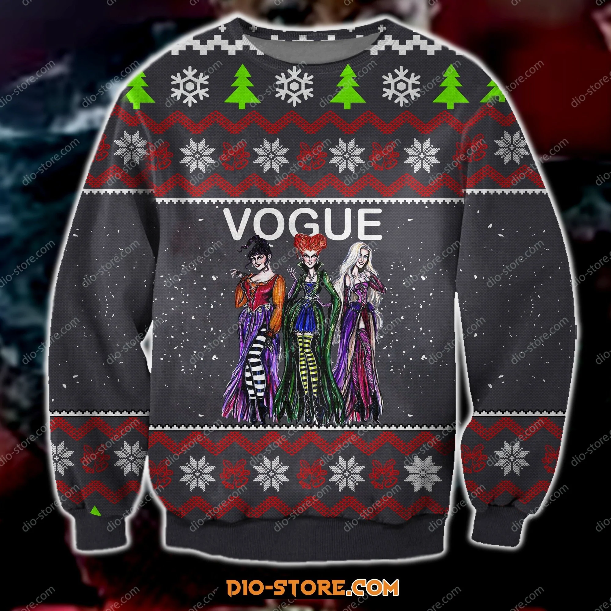 007 Detective Red Ugly Christmas Sweater