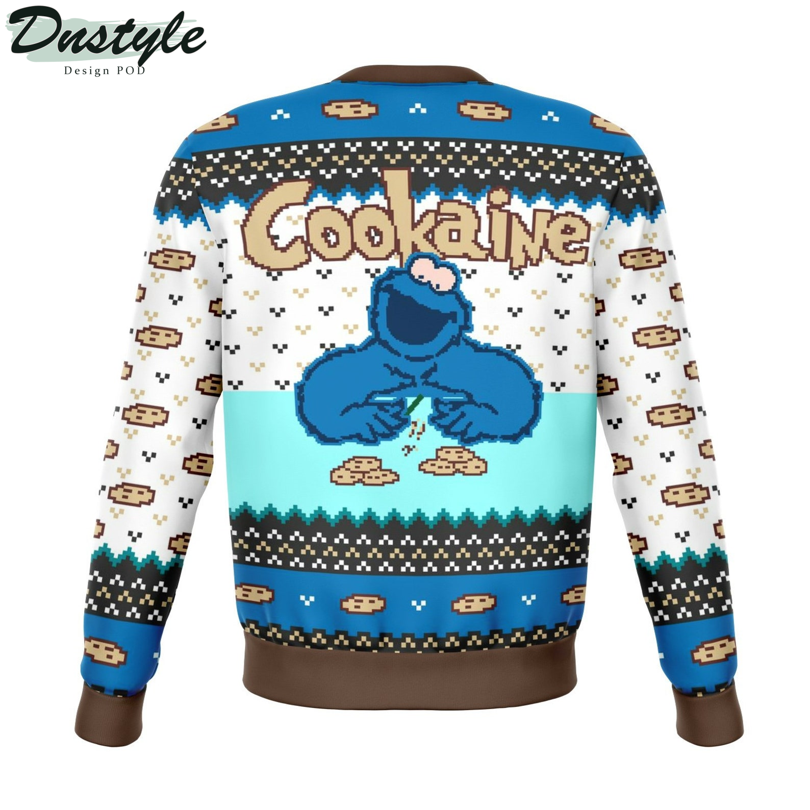 Cookaine Monster 2022 Ugly Christmas Sweater