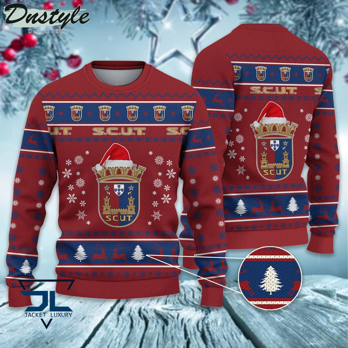F.C. Penafiel ugly christmas sweater