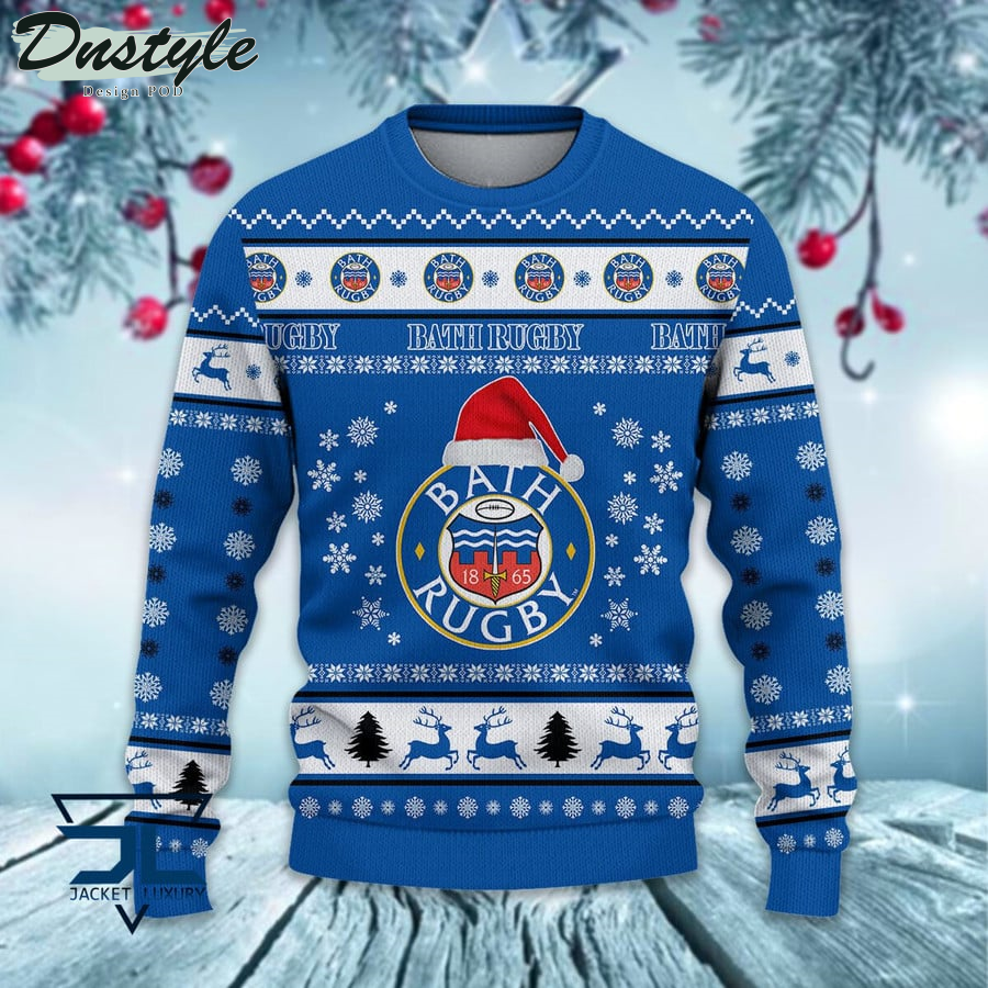 Bath Rugby ugly christmas sweater