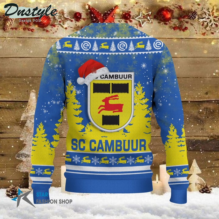 SC Cambuur Santa Hat Ugly Christmas Sweater