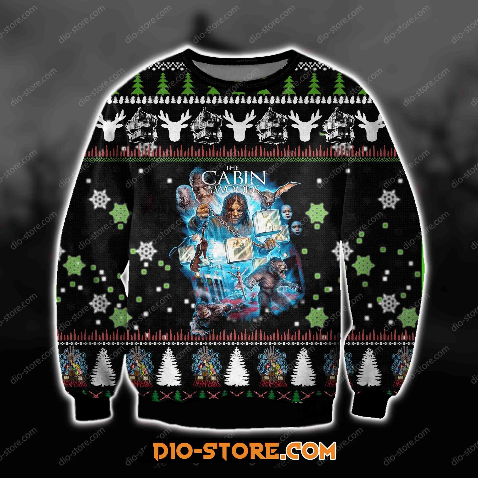 The Cabin In The Wood Film Ugly Christmas Sweater