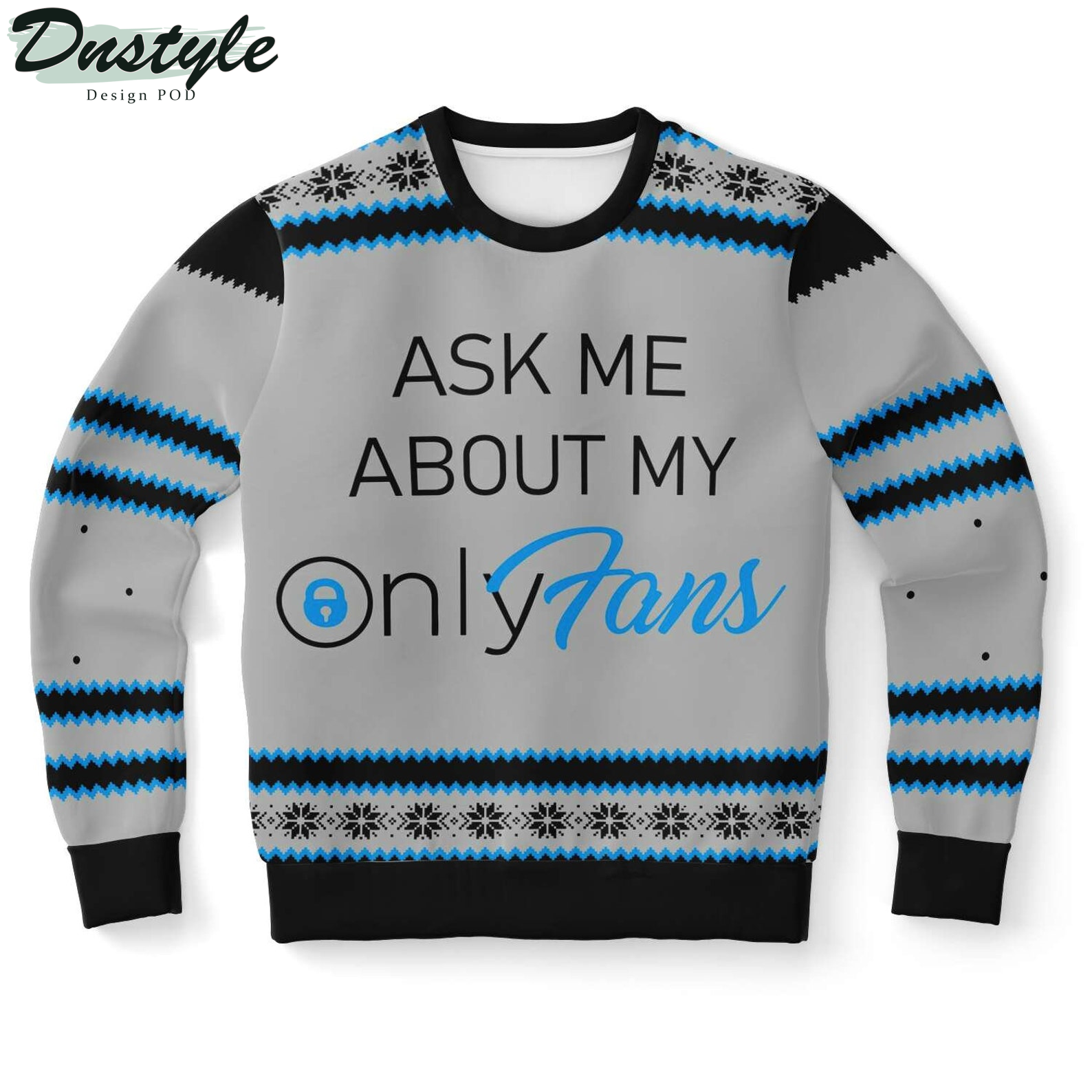 Ask Me About My Onlyfans 2022 Ugly Christmas Sweater