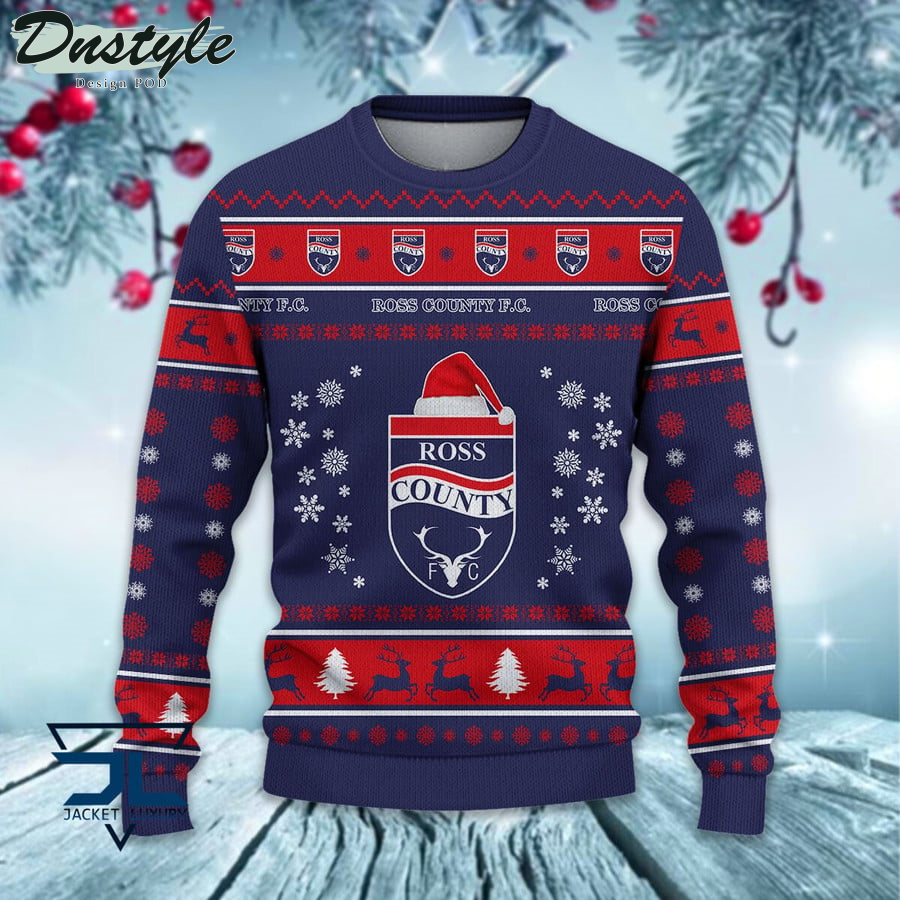 Ross County ugly christmas sweater