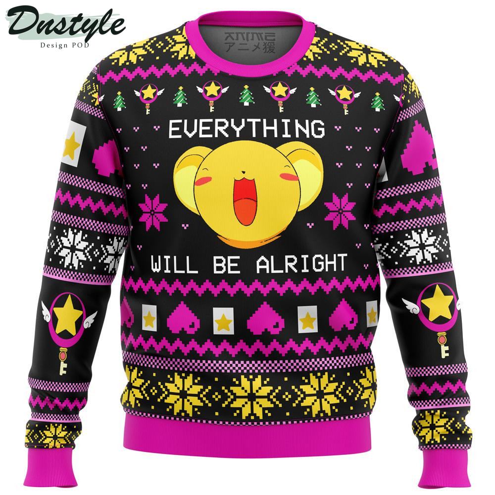 Everything Will Be Alright Sailor Moon Ugly Christmas Sweater