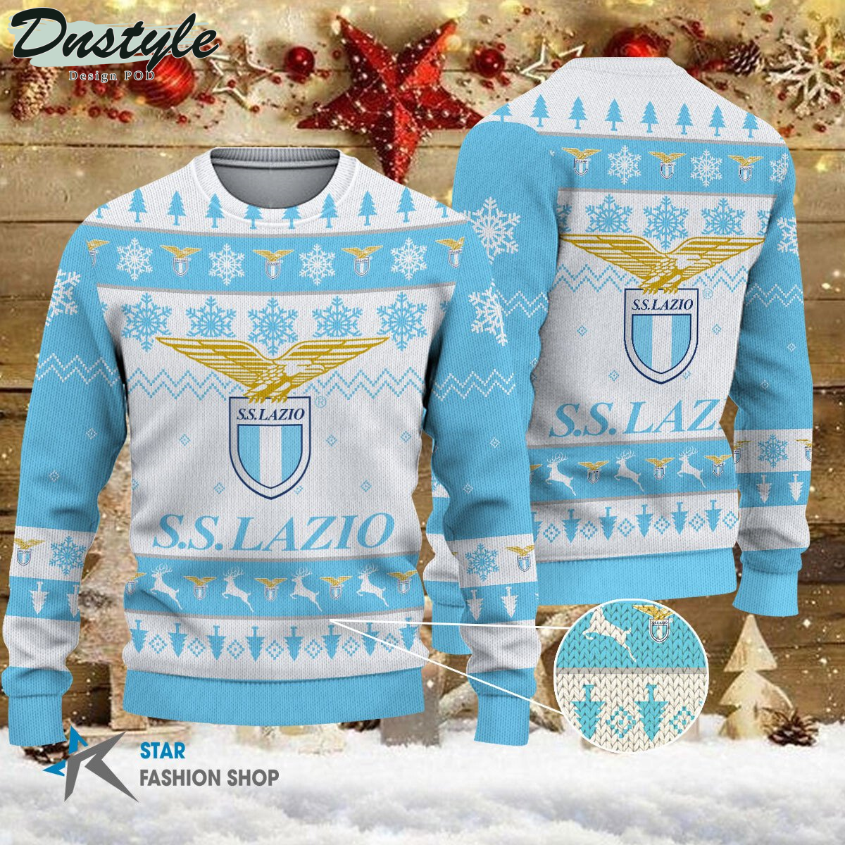 S.S. Lazio ugly christmas sweater