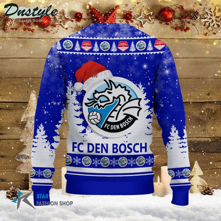 FC Den Bosch Santa Hat Ugly Christmas Sweater