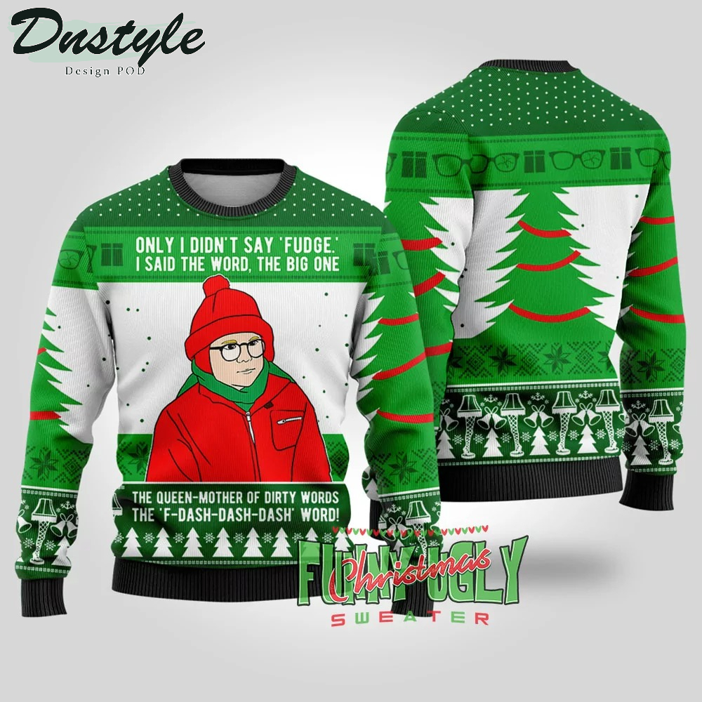 Ralphie A Christmas Story Ugly Sweater