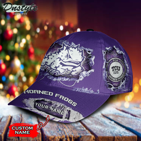 TCU Horned Frogs NCAA Custom Name Classic Cap