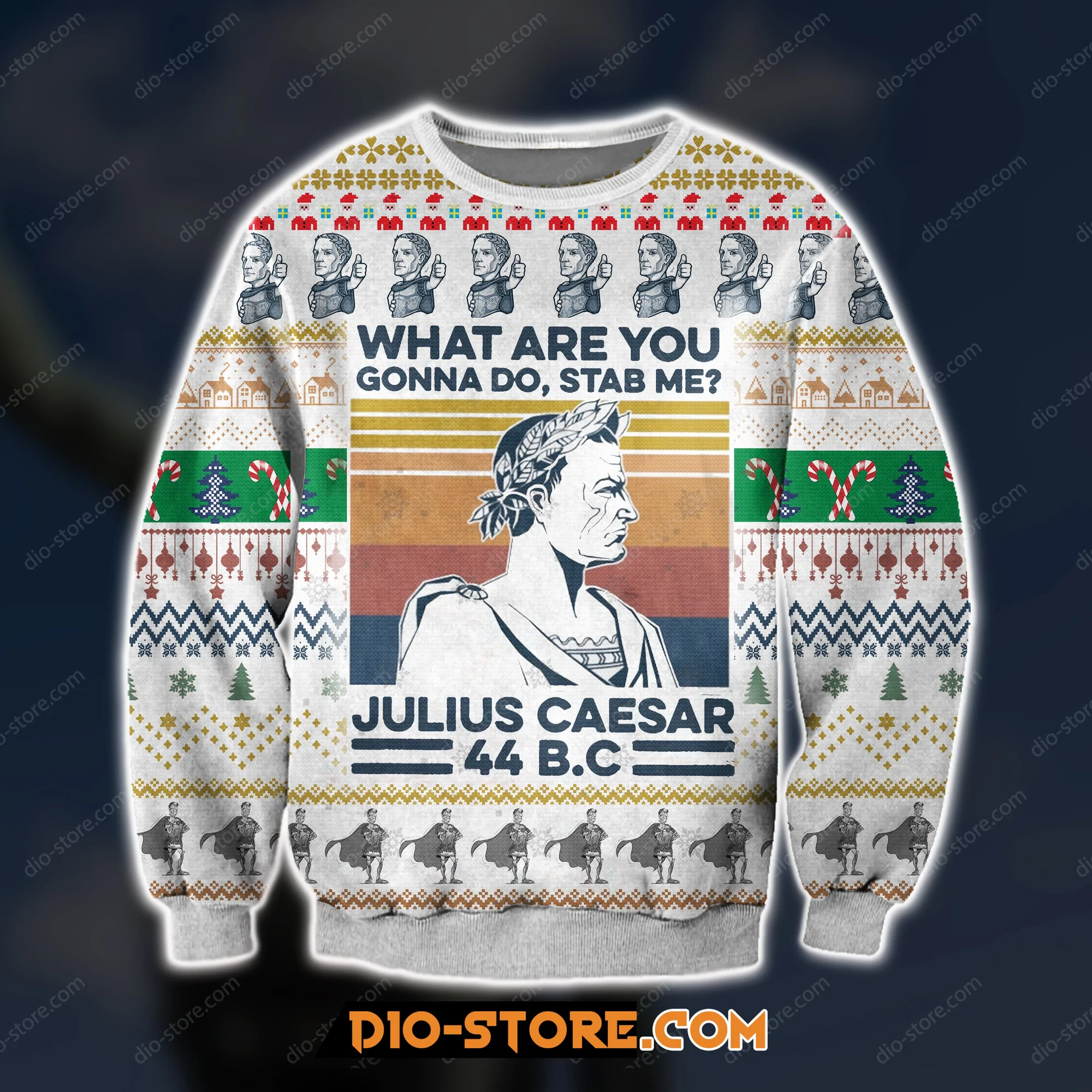 Julius Caesar Ugly Christmas Sweater