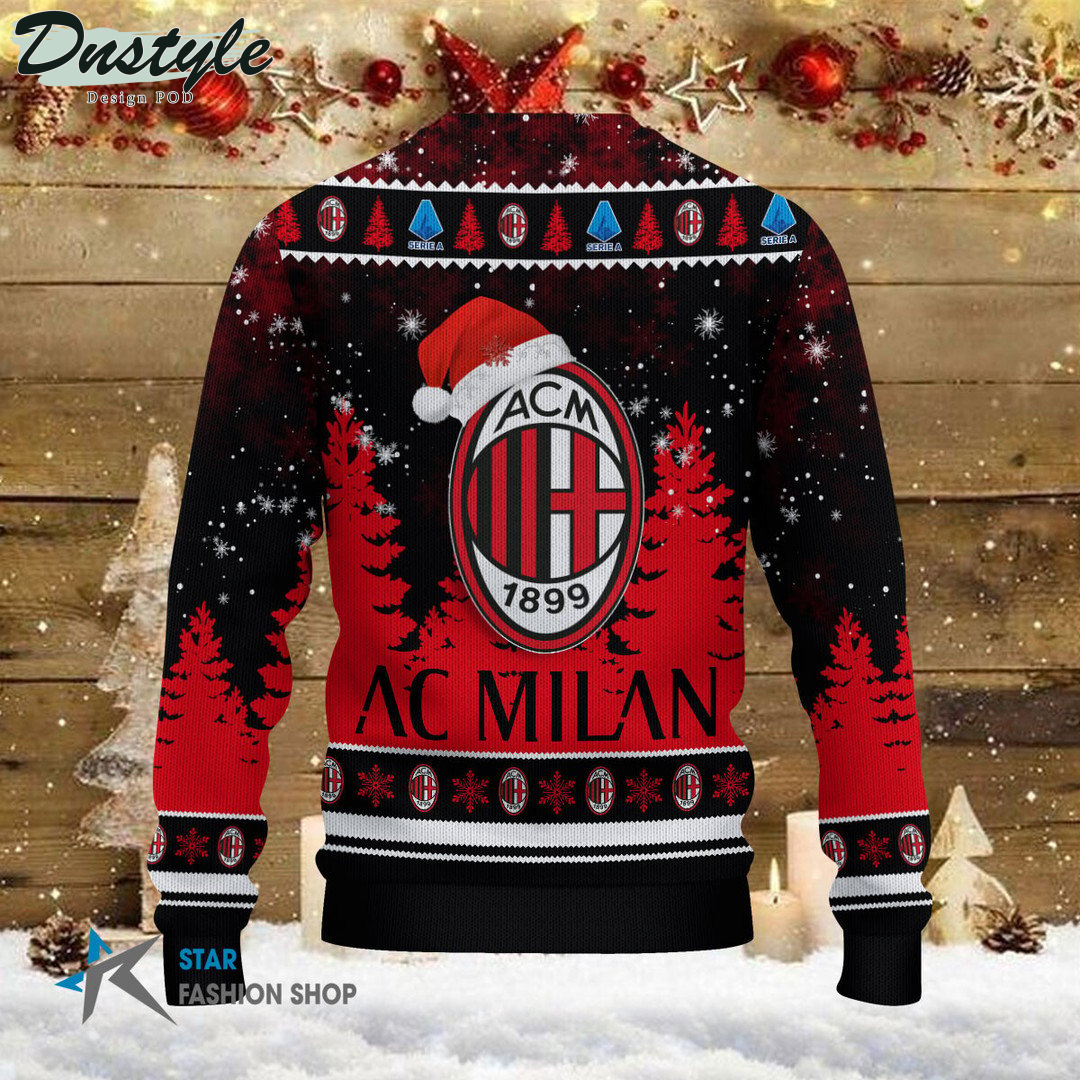 AC Milan brutto maglione natalizio