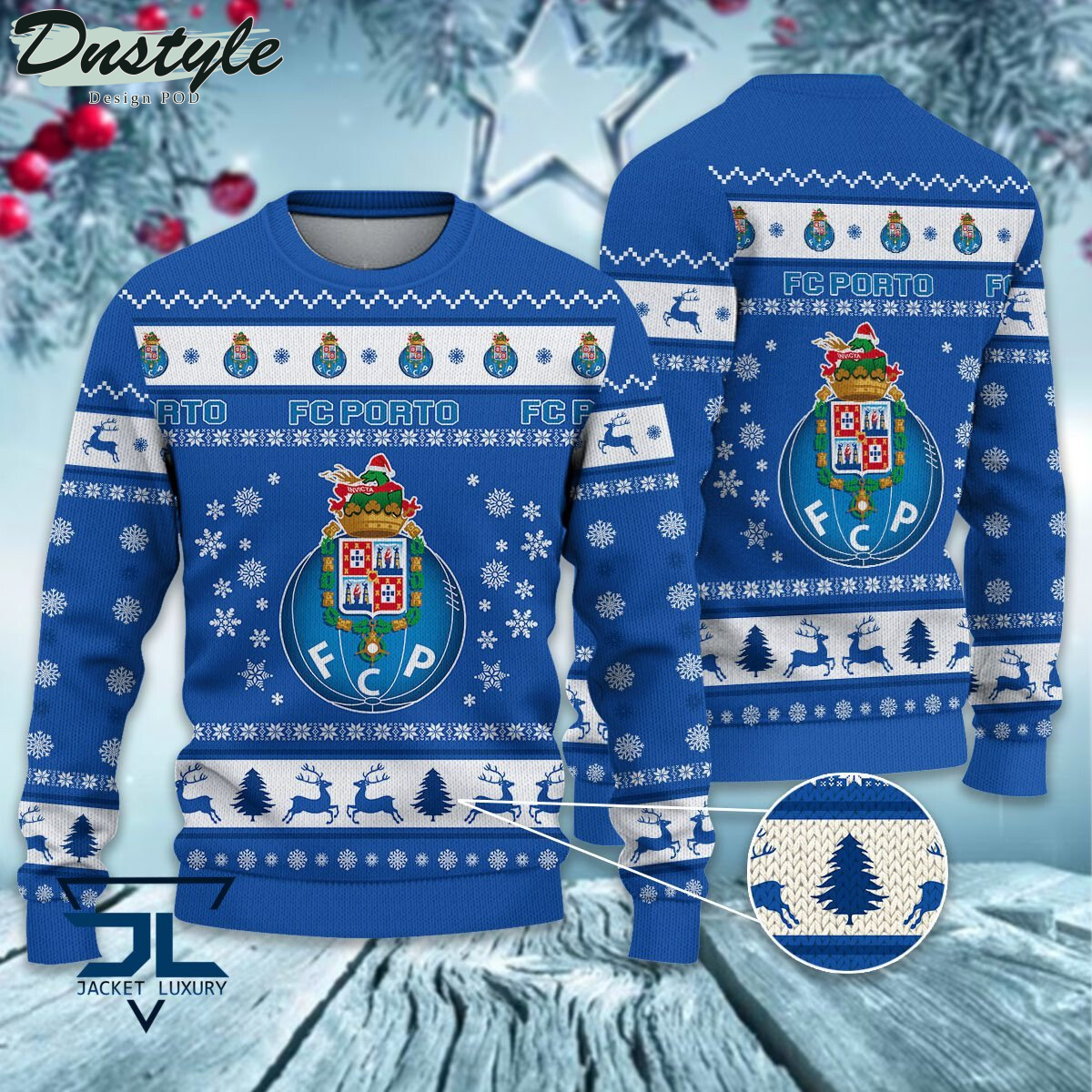 FC Porto ugly christmas sweater