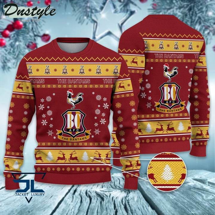Harrogate Town AFC Santa Hat Ugly Christmas Sweater