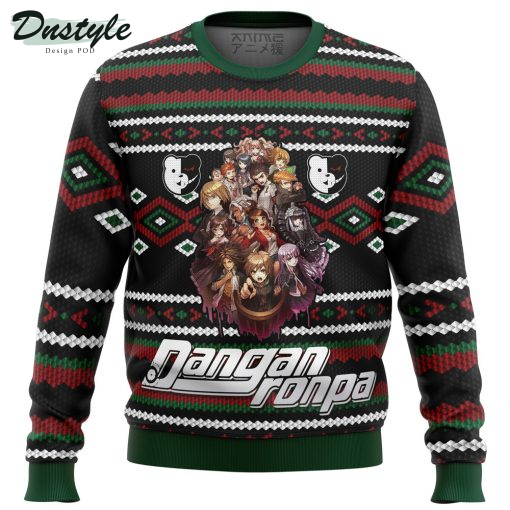 Danganronpa Pattern Ugly Christmas Sweater