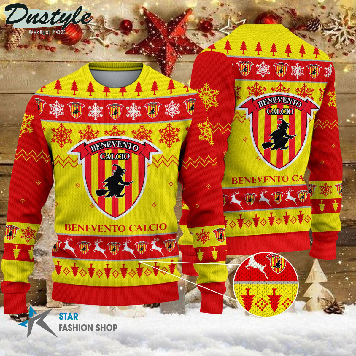 Benevento Calcio ugly christmas sweater