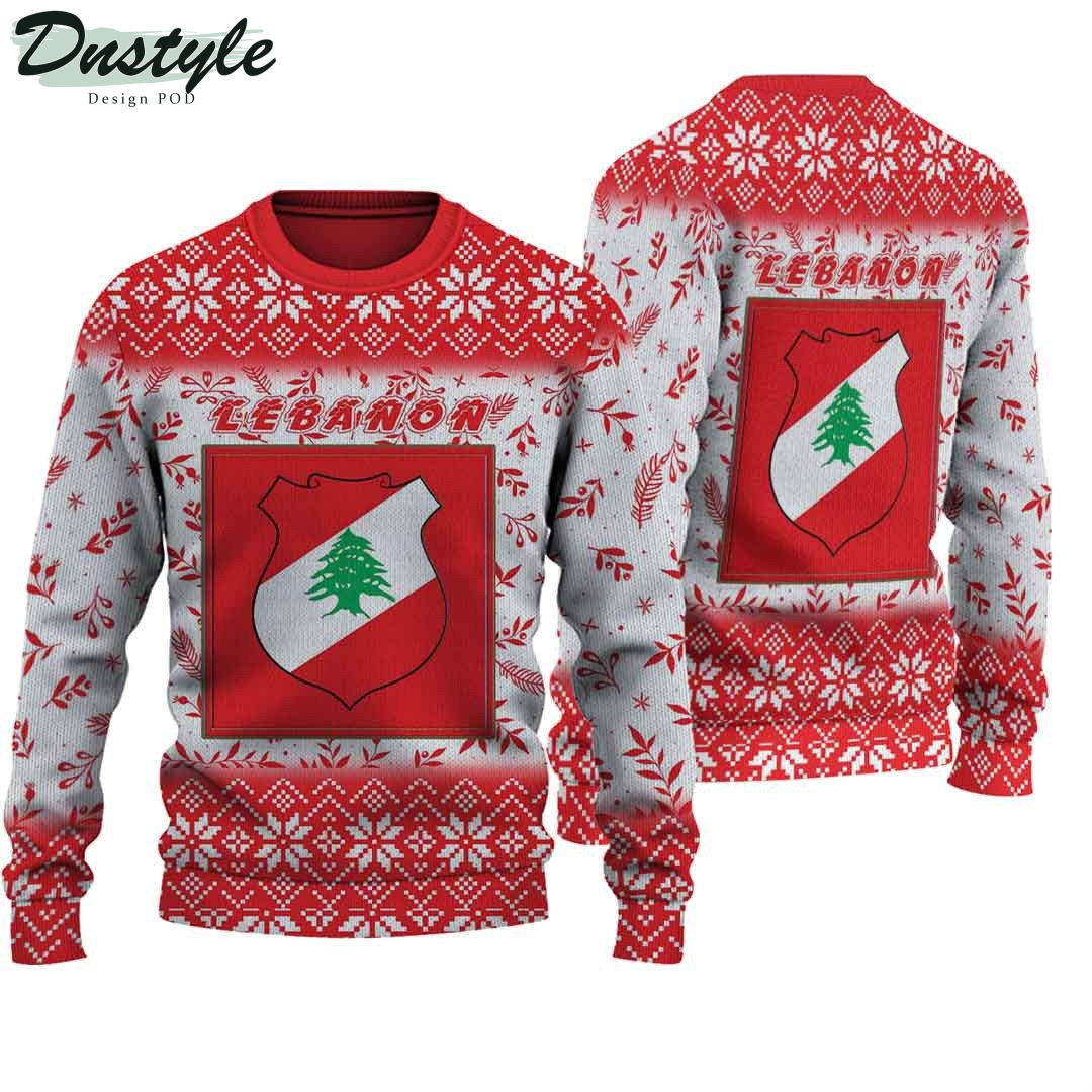 Lebanon Knitted Ugly Christmas Sweater