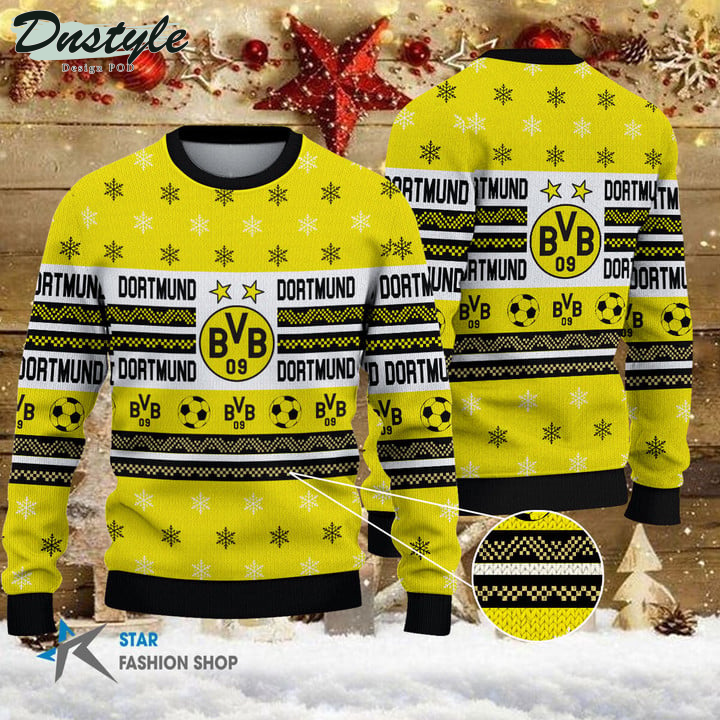 Borussia Dortmund Hässlicher Weihnachtspullover