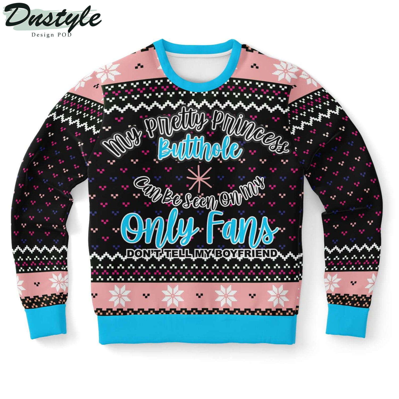 Onlyfans Princess Don't Tell My Boyfriend 2022 Ugly Christmas Sweater