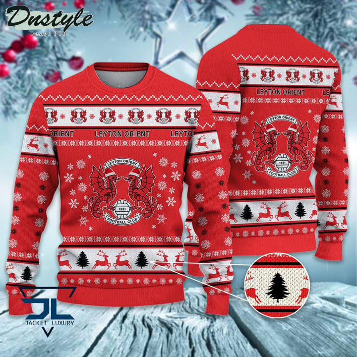 Milton Keynes Dons Santa Hat Ugly Christmas Sweater
