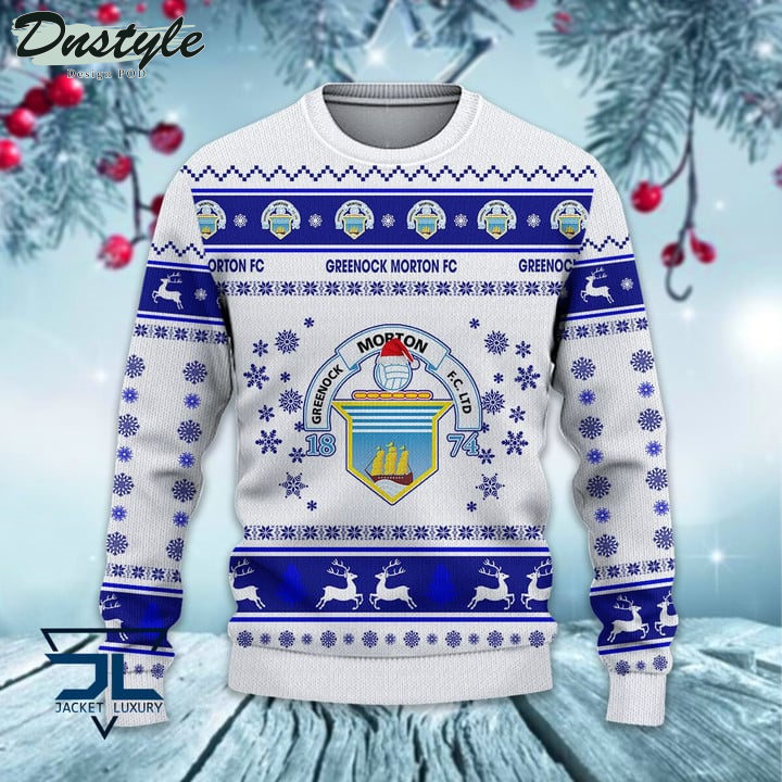 Greenock Morton F.C Ugly Christmas Sweater