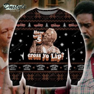 Sanford And Son How Bout 5 Across Your Lip Ugly Christmas Sweater
