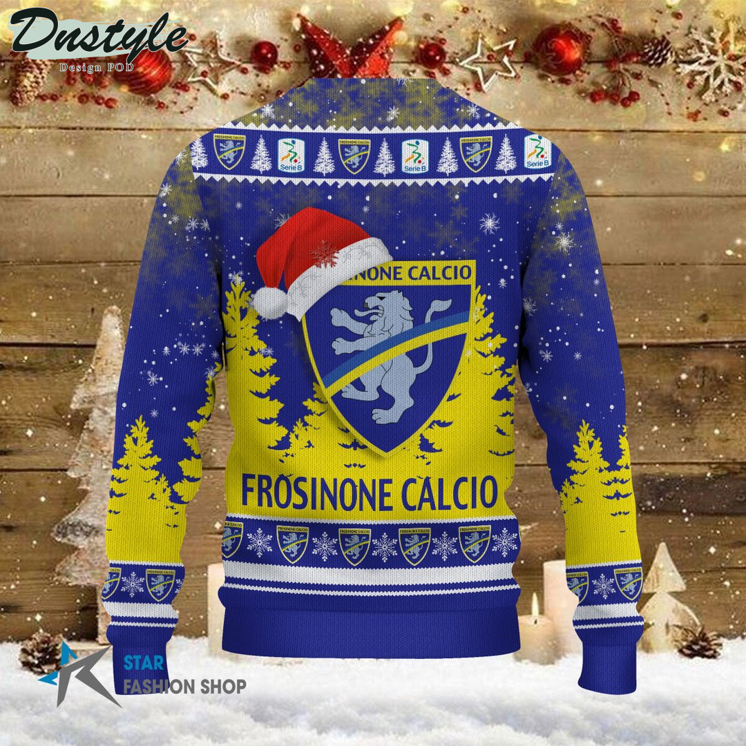 Frosinone Calcio brutto maglione natalizio