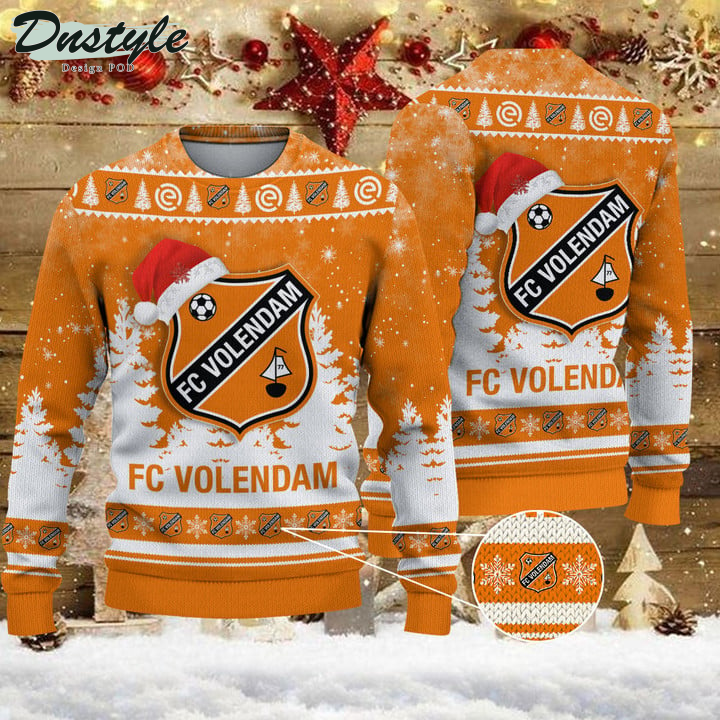 FC Volendam Santa Hat Ugly Christmas Sweater