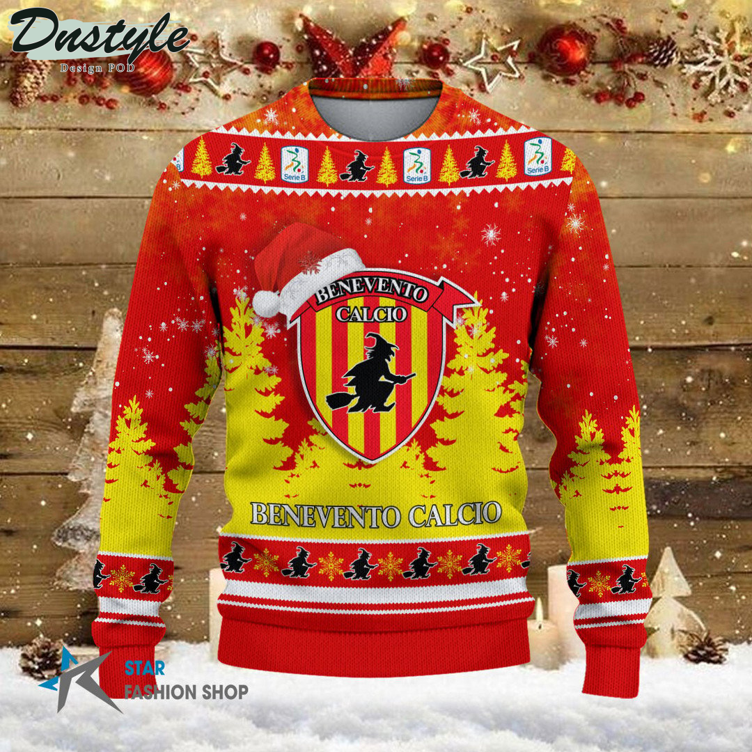 Benevento Calcio brutto maglione natalizio