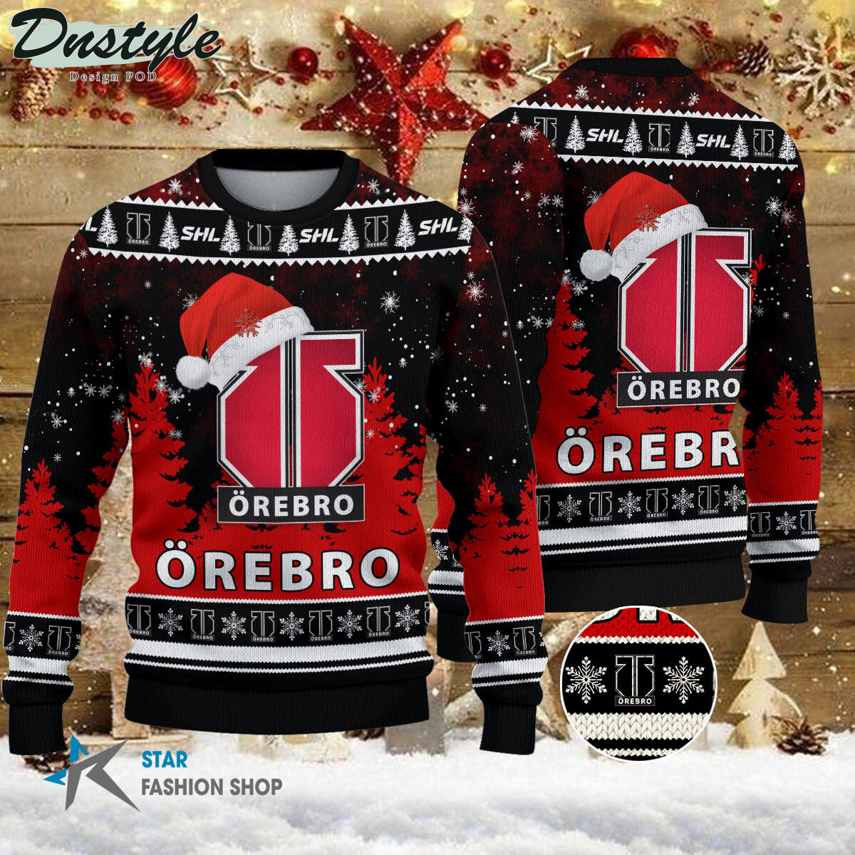 Orebro HK ugly christmas sweater