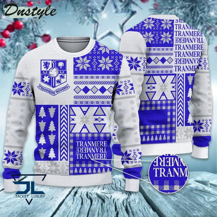 Carlisle United Christmas Pattern 2022 Ugly Wool Sweater