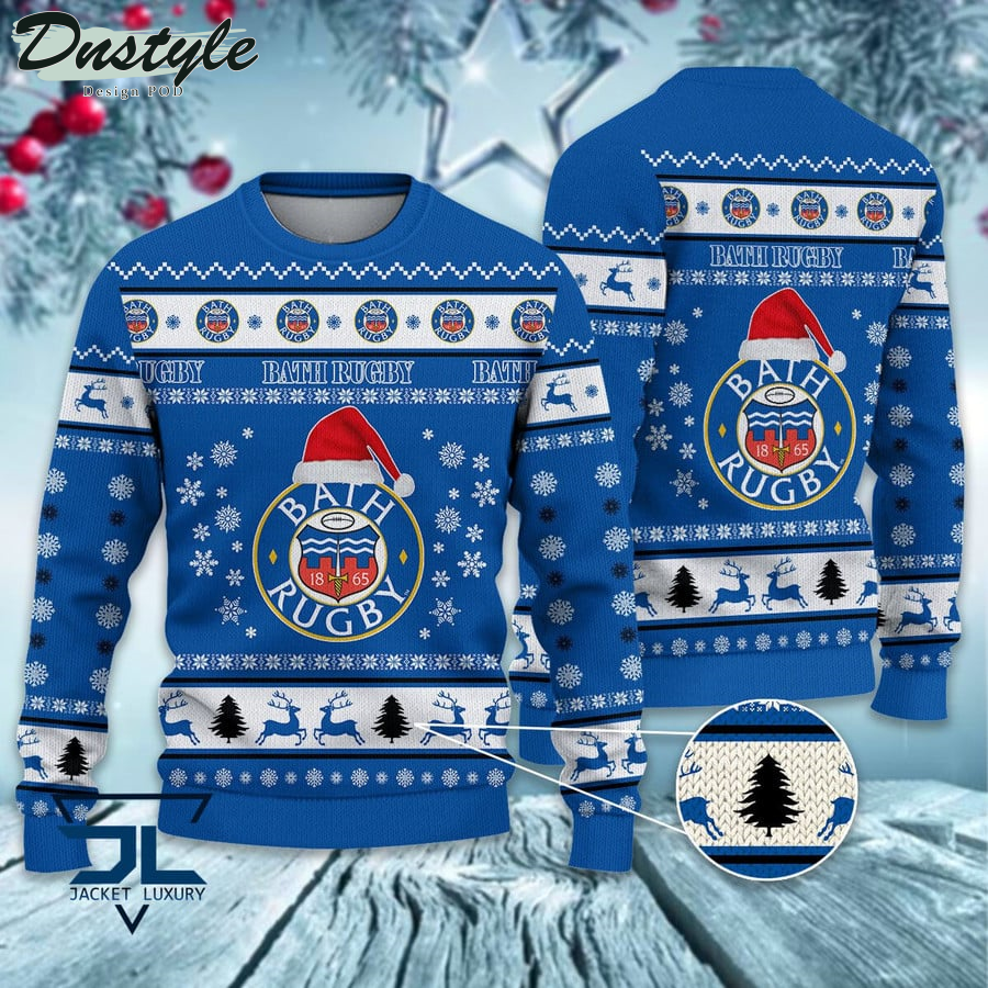Bath Rugby ugly christmas sweater