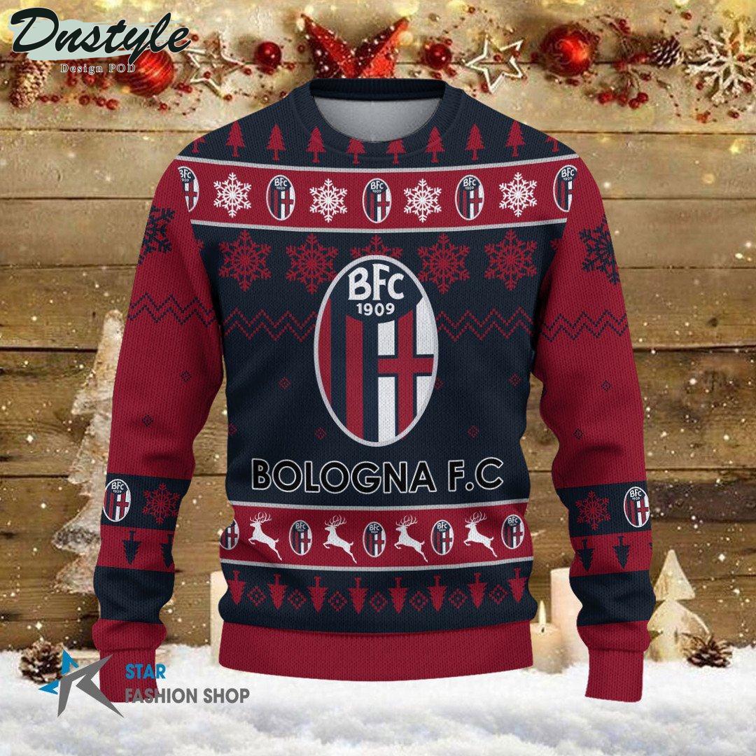 Bologna Fc 1909 ugly christmas sweater