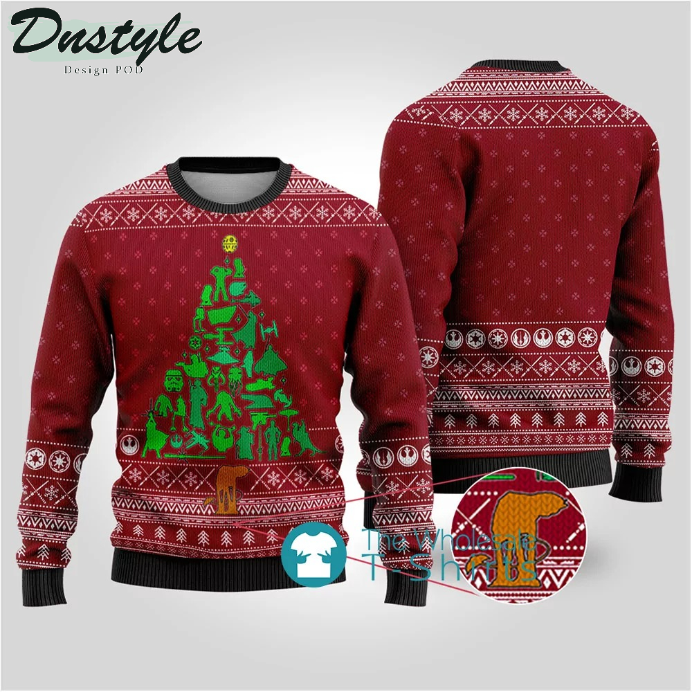Christmas Tree Star Wars Ugly Sweater