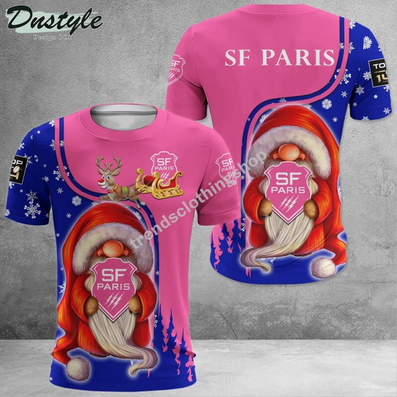 Stade Francais christmas 2022 all over printed hoodie