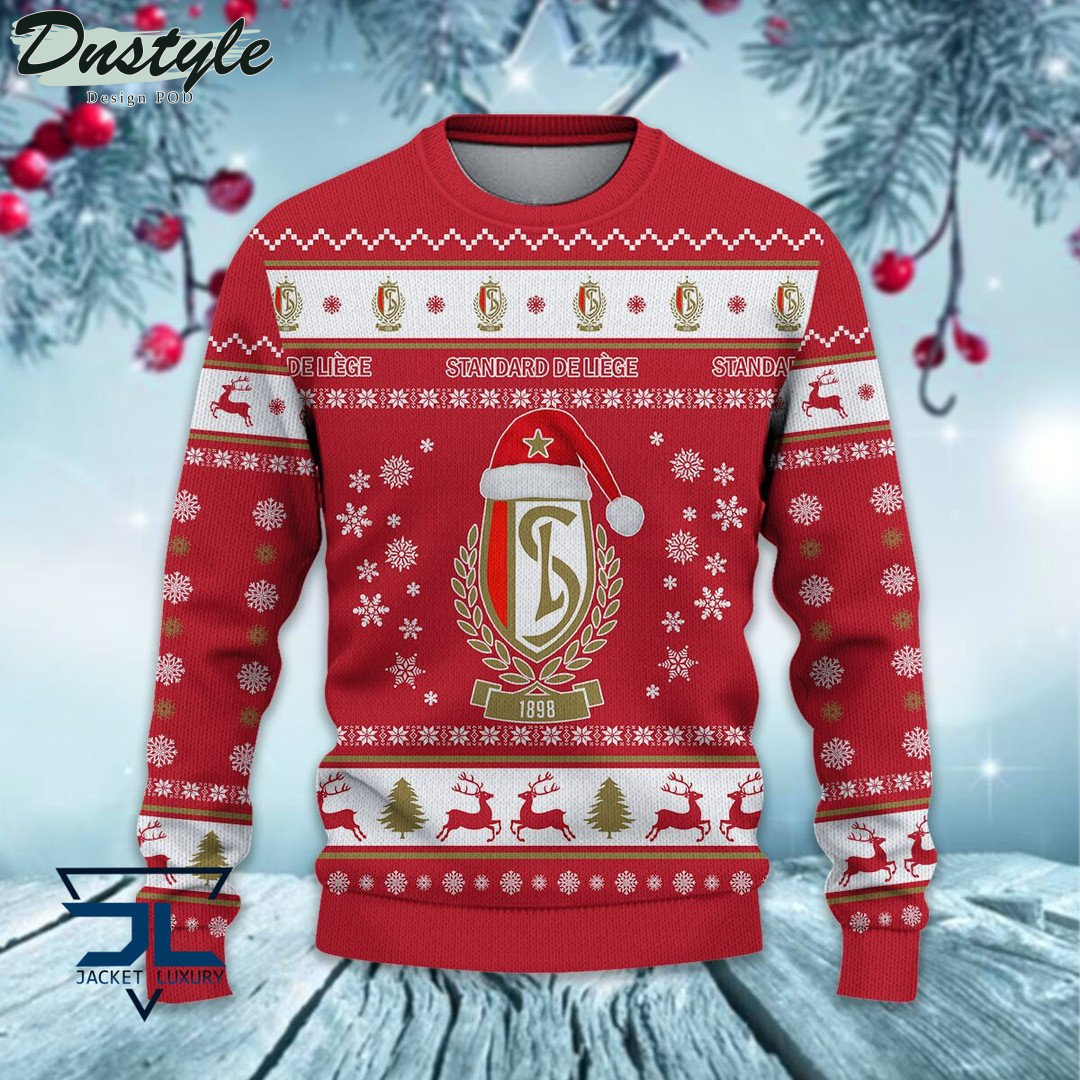 Standard Liege santa hat ugly christmas sweater