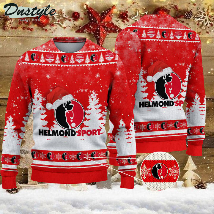 Helmond Sport Santa Hat Ugly Christmas Sweater