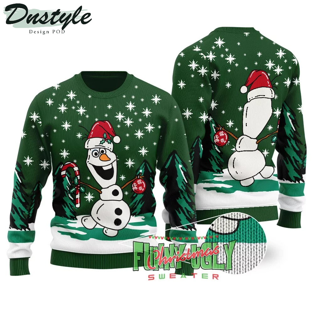 Cute Olaf Ugly Christmas Sweater