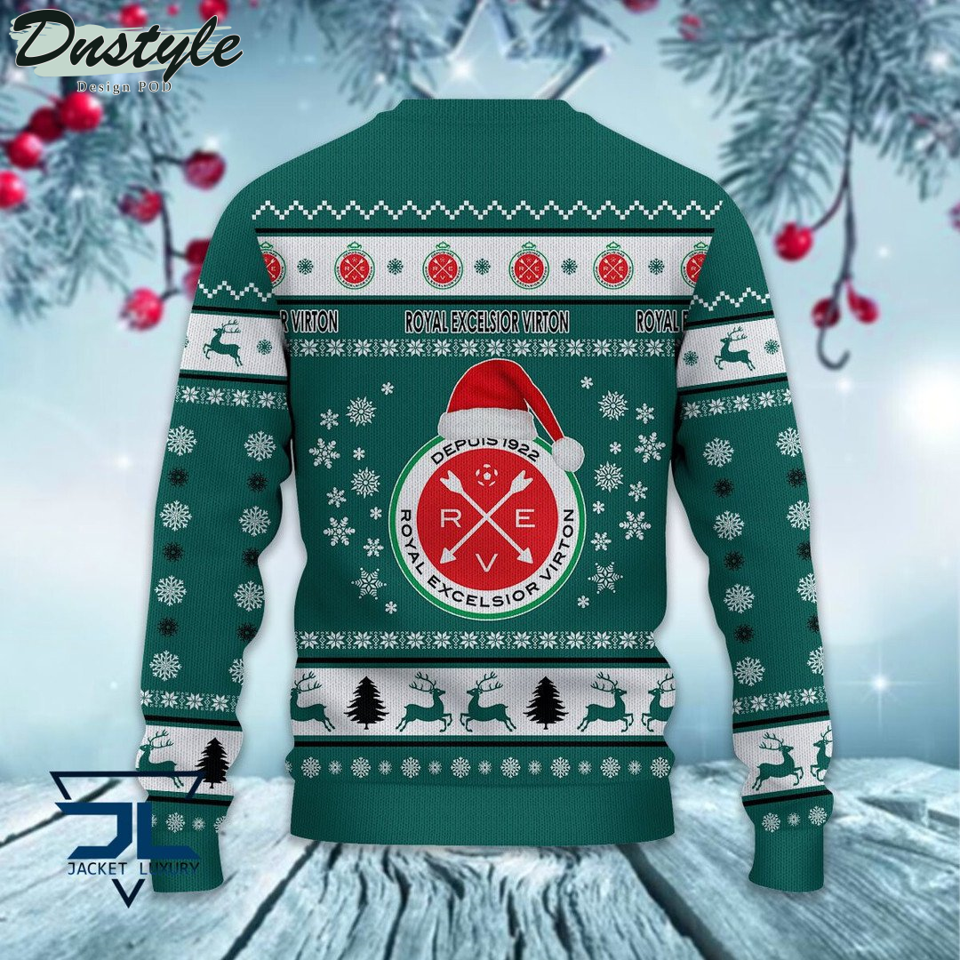 Royal Excelsior Virton santa hat ugly christmas sweater