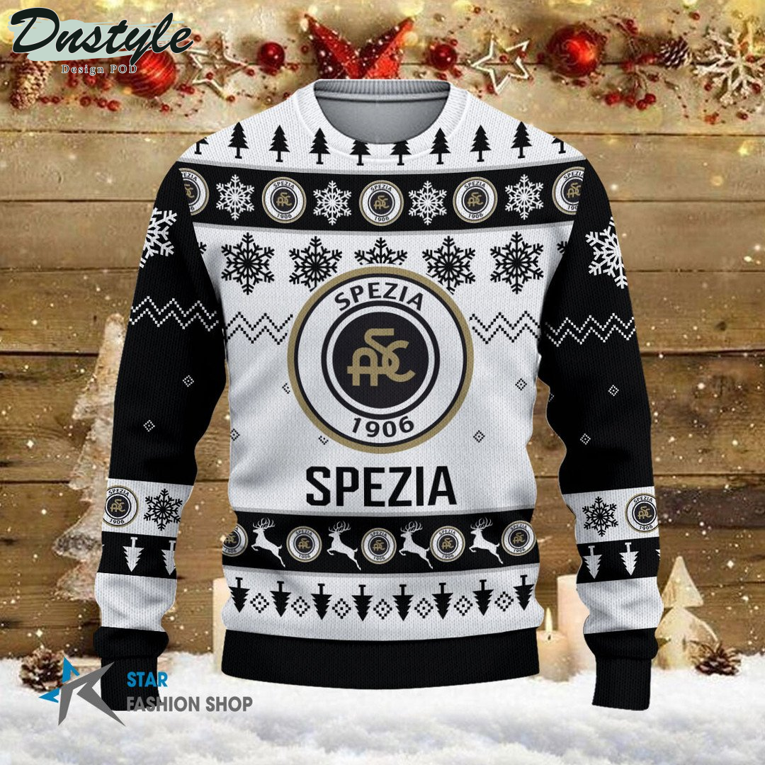 Spezia Calcio ugly christmas sweater