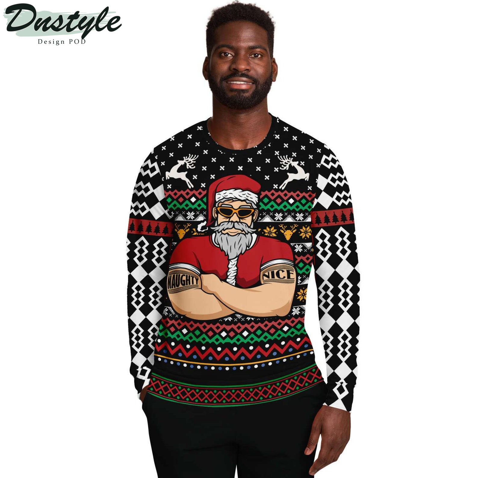 Santa Bouncer 2022 Ugly Christmas Sweater